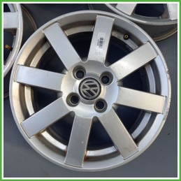 Cerchi in Lega VOLKSWAGEN POLO 3a Serie (dal 11/1994 al 09/2001) 15 pollici 15" 6.0J 4x100 ET 45 4pz originali usati
