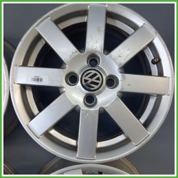 Cerchi in Lega VOLKSWAGEN POLO 3a Serie (dal 11/1994 al 09/2001) 15 pollici 15" 6.0J 4x100 ET 45 4pz originali usati