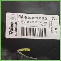 Faro Fanale Proiettore Anteriore Sinistro SX VALEO 89308550 OPEL MERIVA X03 93175364 Usato