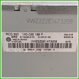 Autoradio VOLKSWAGEN GOLF 1K 1.6 16V 1K0035186P 2003 2009 GRUNDIG 9.18438-6151