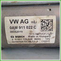 Motorino Avviamento BOSCH 001179608 SKODA OCTAVIA 5E 0AM911024AX