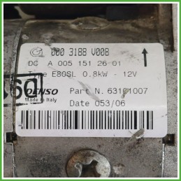 Motorino Avviamento DENSO E80SL SMART FORTWO A/C450 Q0003188V0080