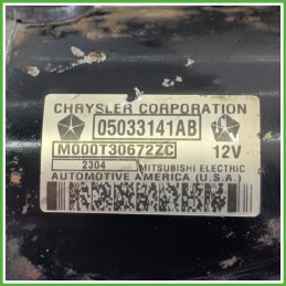 Motorino Avviamento MITSUBISHI M000T30672ZC CHRYSLER PT CRUISER K05033141AB