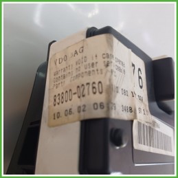 Quadro strumenti contachilometri tachimetro VDO 110.080.107.004 TOYOTA COROLLA 5p 2.0 8380002740