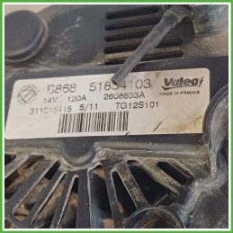 Alternatore VALEO TG12S101 FIAT PUNTO EVO 3J 51854103