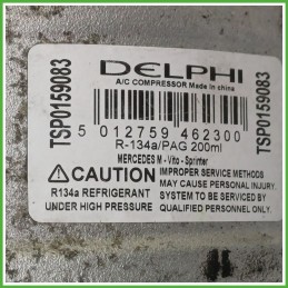 Compressore Clima AC Aria Condizionata DELPHI TSP0159083 MERCEDES-BENZ Classe C W/S202 A0002307011
