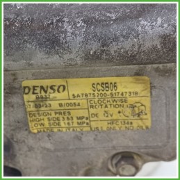 Compressore Clima AC Aria Condizionata DENSO SCSB06 LANCIA YPSILON TE 71797201
