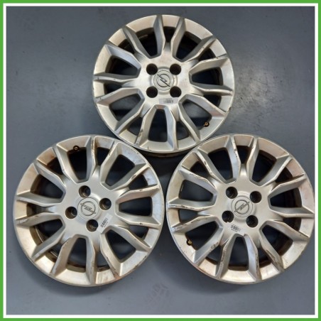 Cerchio Singolo in Lega OPEL CORSA (S07) (dal 07/2006 al 02/2011) 16 pollici 16" 6.0J 4x100 ET 40 originale usato al pz