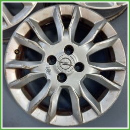Cerchio Singolo in Lega OPEL CORSA (S07) (dal 07/2006 al 02/2011) 16 pollici 16" 6.0J 4x100 ET 40 originale usato al pz