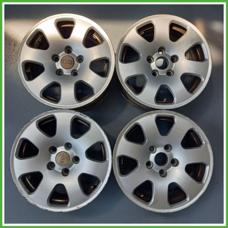 Cerchi in Lega AUDI A4 (8E) (dal 11/2000 al 11/2004) 15 pollici 15" 7.0J 5x112 ET 33 4pz originali usati