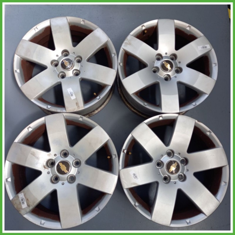 Cerchi in Lega CHEVROLET (DAEWOO) CAPTIVA (C100) (dal 07/2006 al 03/2011) 17 pollici 17" 6.5J 5x115 ET 45 4pz originali usati