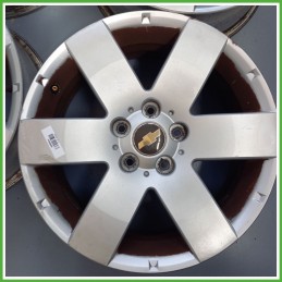 Cerchi in Lega CHEVROLET (DAEWOO) CAPTIVA (C100) (dal 07/2006 al 03/2011) 17 pollici 17" 6.5J 5x115 ET 45 4pz originali usati