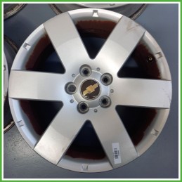Cerchi in Lega CHEVROLET (DAEWOO) CAPTIVA (C100) (dal 07/2006 al 03/2011) 17 pollici 17" 6.5J 5x115 ET 45 4pz originali usati