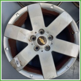 Cerchi in Lega CHEVROLET (DAEWOO) CAPTIVA (C100) (dal 07/2006 al 03/2011) 17 pollici 17" 6.5J 5x115 ET 45 4pz originali usati