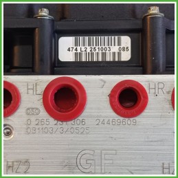 Centralina ABS Modulo Pompa BOSCH 0265800303 93192617 OPEL CORSA X01 Originale Usato
