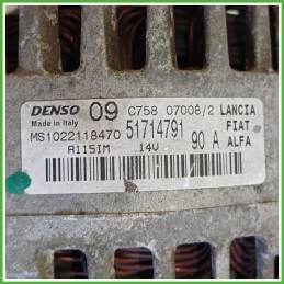 Alternatore DENSO MS1022118471 FIAT 500 3P 51714791