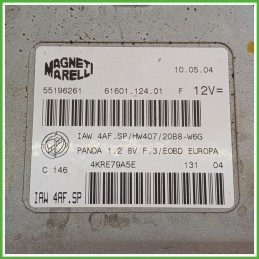 Centralina Motore Iniezione ECU MAGNETI MARELLI IAW4AF.SP FIAT PANDA 2Q 1.2 44kw 55196261 2003 2010