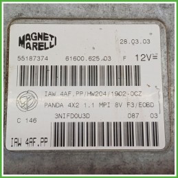 Centralina Motore Iniezione ECU MAGNETI MARELLI IAW4AF.PP FIAT PANDA 1a Serie 1.1 40kw 46545147 1992 2004