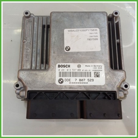 Centralina Motore Iniezione ECU BOSCH 0281013537 BMW Serie 1 E81/E87 105kw 7807529 2007 2012