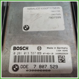Centralina Motore Iniezione ECU BOSCH 0281013537 BMW Serie 1 E81/E87 105kw 7807529 2007 2012