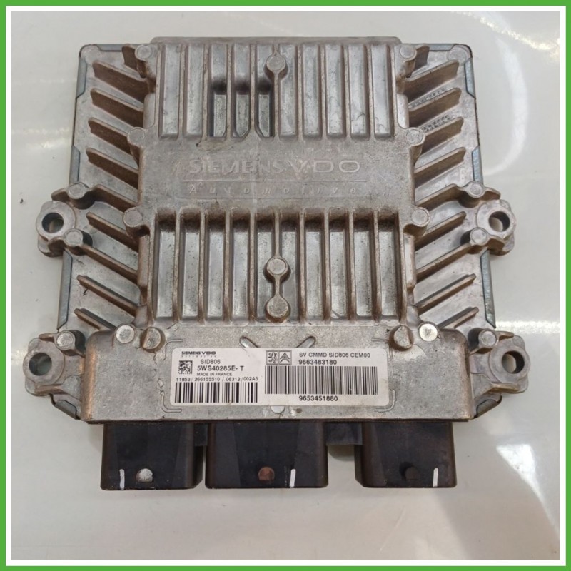 Centralina Motore Iniezione ECU SIEMENS 5WS40285E-T CITROEN C3 2a Serie 1.4 50kw 1939SZ 2005 2010