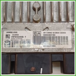 Centralina Motore Iniezione ECU SIEMENS 5WS40285E-T CITROEN C3 2a Serie 1.4 50kw 1939SZ 2005 2010