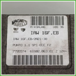 Centralina Motore Iniezione ECU MAGNETI MARELLI IAW16F.EB FIAT PUNTO 1a Serie 40kw 7795574 1993 1999
