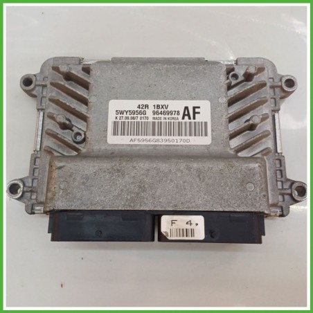 Centralina Motore Iniezione ECU SIEMENS 5WY5956G CHEVROLET (DAEWOO) AVEO T250 1.2 62kw 96469978 2008 2012