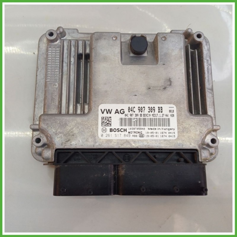 Centralina Motore Iniezione ECU BOSCH 0261S17849 VOLKSWAGEN T-CROSS 1.0 Twin Spark 70kw 04C907309BB 2019