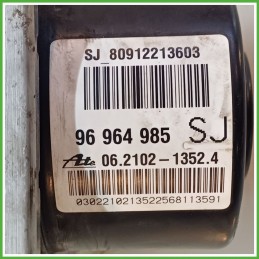 Centralina ABS Modulo Pompa ATE 06.2109-5600.3 95245223 CHEVROLET (DAEWOO) AVEO T250 Originale Usato