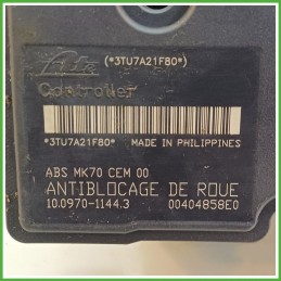 Centralina ABS Modulo Pompa ATE 10.0970-1144.3 4541Z6 CITROEN C3 2a Serie Originale Usato