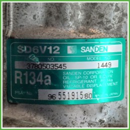 Compressore Clima AC Aria Condizionata SANDEN SD6V12 CITROEN XSARA PICASSO 9800822280
