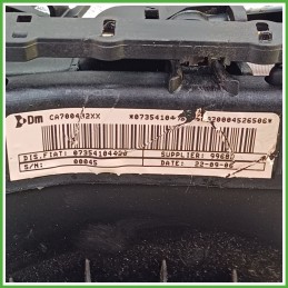 Airbag Guidatore Sinistro SX FIAT GRANDE PUNTO 2Y 1.2 735410446 2005 2008 DM DALPHIMETAL