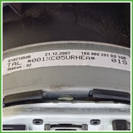 Airbag Guidatore Sinistro SX VOLKSWAGEN GOLF 1K 1.9 TDI 1K0880201CB1QB 2003 2009 TRW 61921050B