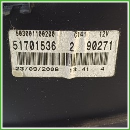 Quadro strumenti contachilometri tachimetro VEGLIA BORLETTI 503001100200 FIAT GRANDE PUNTO 2Y 1.2 51701536