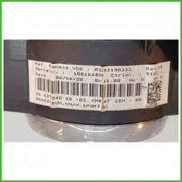 Quadro strumenti contachilometri tachimetro SIEMENS A2C53190333 PEUGEOT 207 1.4 16V 6103CW