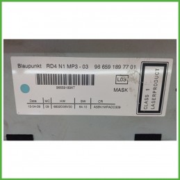 Autoradio PEUGEOT 3008 1.6 6579NQ 2009 2013 BLAUPUNKT RD4-N1