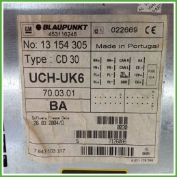Autoradio OPEL ASTRA A04 1.6 16V 93183764 2004 2011 BLAUPUNKT 463116246