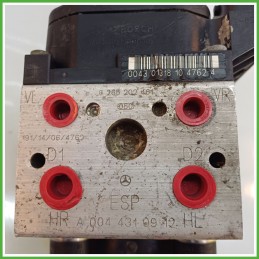 Centralina ABS Modulo Pompa BOSCH 0265202461 A0044311012 MERCEDES-BENZ Classe A W168 Originale Usato