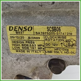 Compressore Clima AC Aria Condizionata DENSO SCSB06 FIAT PUNTO 2U 71797201