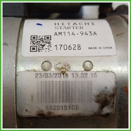 Motorino Avviamento HITACHI AM114.943A FIAT GRANDE PUNTO 2Y 51890631