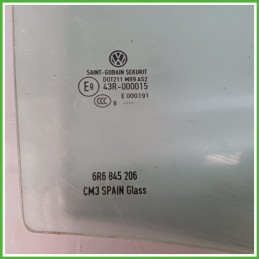 Cristallo Laterale Scendente Posteriore Destro DX VOLKSWAGEN POLO 6R 5 Porte 6R6845206B 2009 2012 SAINT-GOBAIN