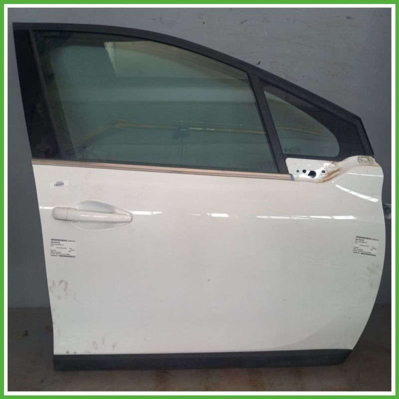 Porta Portiera Sportello Anteriore Destra DX BIANCO EWP VERNICE BIANCO BANCHISA PEUGEOT 2008 SUV 2016 2017 Originale Usato
