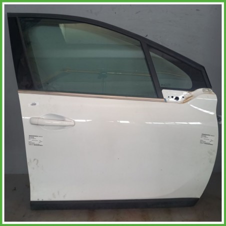 Porta Portiera Sportello Anteriore Destra DX BIANCO EWP VERNICE BIANCO BANCHISA PEUGEOT 2008 SUV 2016 2017 Originale Usato
