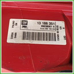 Fanale Fanalino Posteriore Destro DX VALEO 89038961 OPEL CORSA S07 93189091 Usato