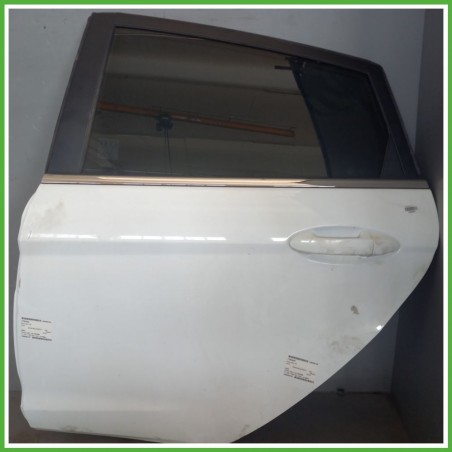 Porta Portiera Sportello Posteriore Sinistra SX BIANCO FORD FIESTA CB1 Berlina 2008 2013 Originale Usato