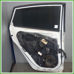 Porta Portiera Sportello Posteriore Sinistra SX BIANCO FORD FIESTA CB1 Berlina 2008 2013 Originale Usato