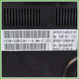 Quadro strumenti contachilometri tachimetro JOHNSON CONTROLS VPFR1F-14B115-TA RENAULT MEGANE 4a Serie 1.5 8V dCi 248104868R