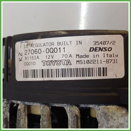 Alternatore DENSO MS102211-8731 PEUGEOT 107 5705NN