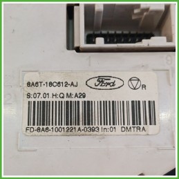 Comandi Clima AC Riscaldamento Condizionatore FOMOCO 6A6T-18C612-AJ FORD FIESTA CB1 1.4 16V 1692816 2008 2013